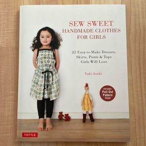 Sew Sweet Handmade Clothes For Girls by Yuki Araki- Japanese sewing pattern book